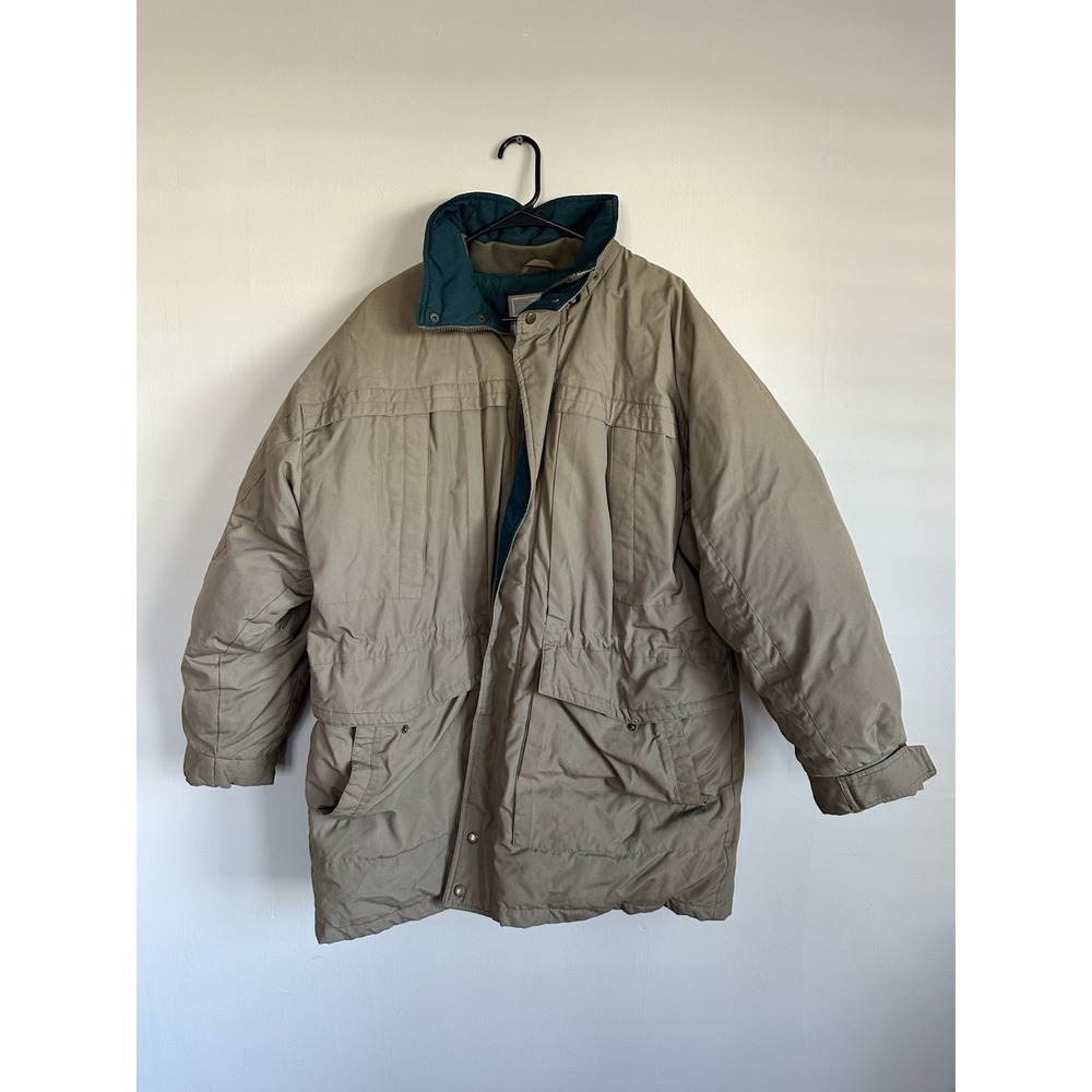Outdoor Exchange State Parka Goose Down Puffer Coat Anorak Mens‎ LARGE